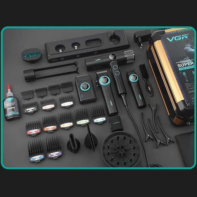 VGR Professional Barber Combo 4 in 1