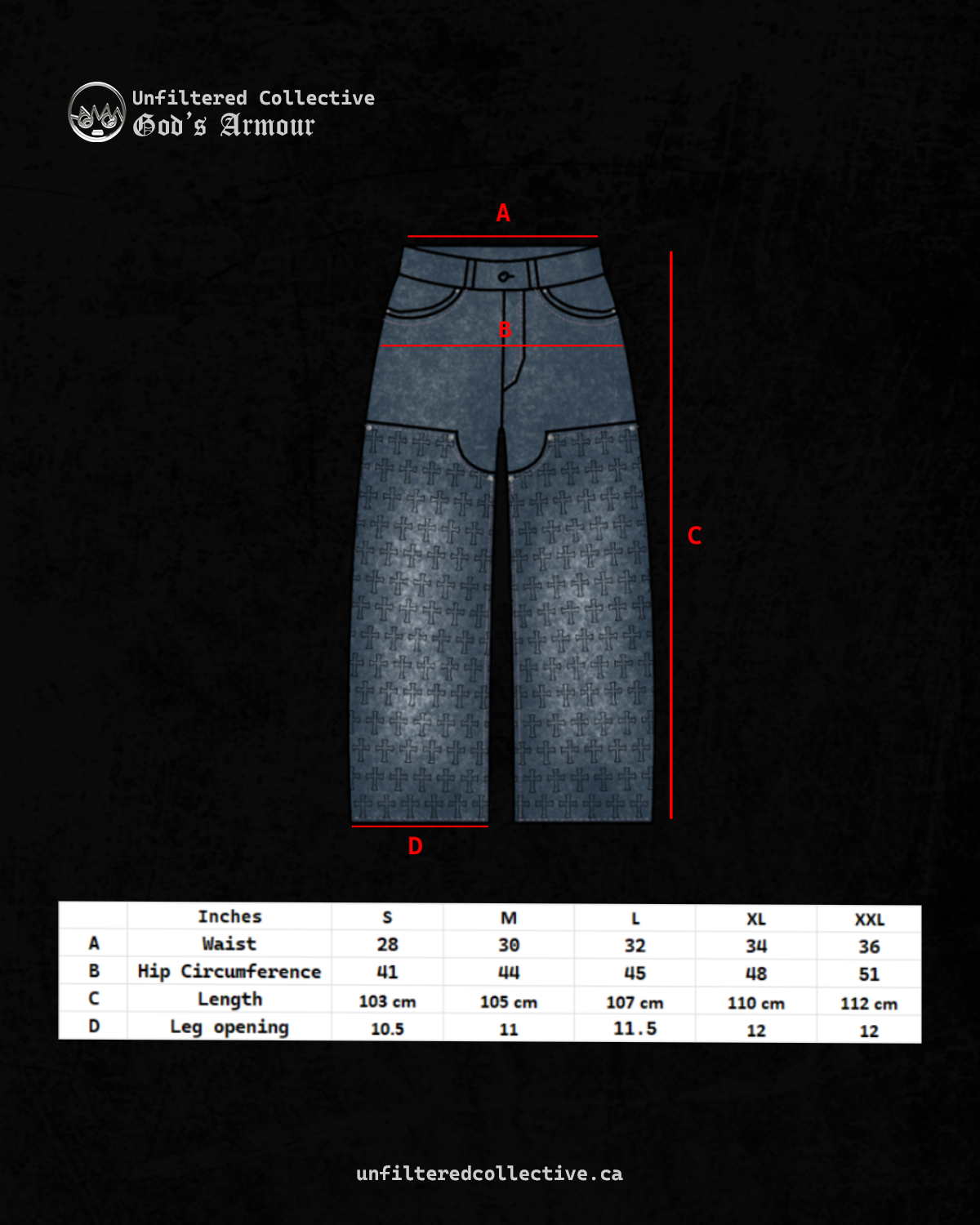 God's Armour Denim - Blue