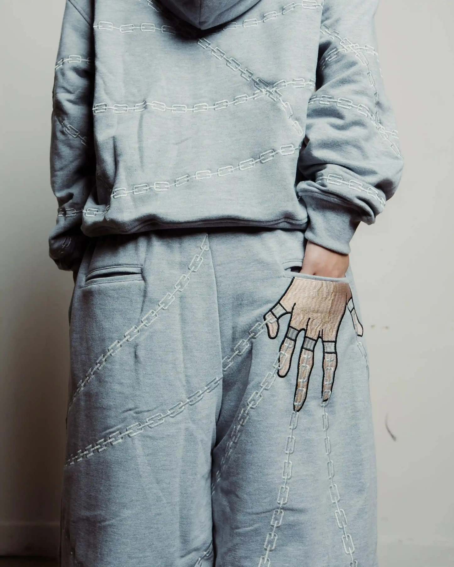 "Kurapika" Sweats (Grey) pholoh