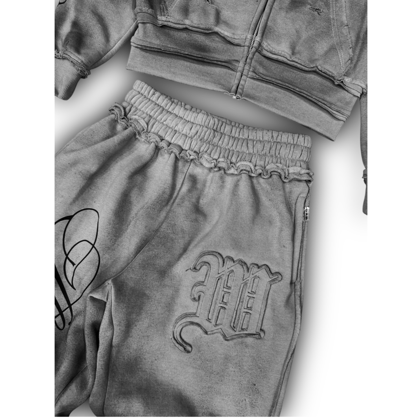 "RAW CEMENT" HIDDEN SINS SWEATSUIT