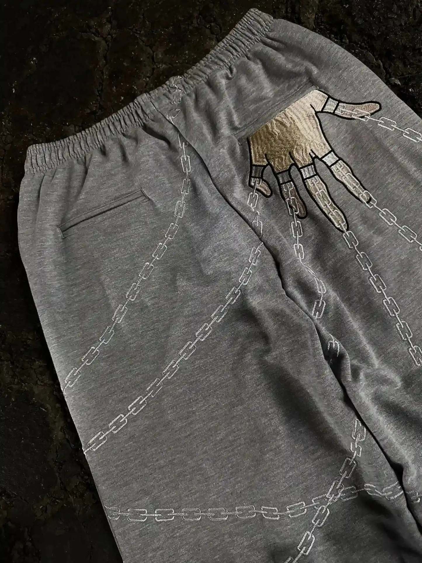 "Kurapika" Sweats (Grey) pholoh