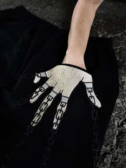 "Kurapika" Sweats (Black) pholoh