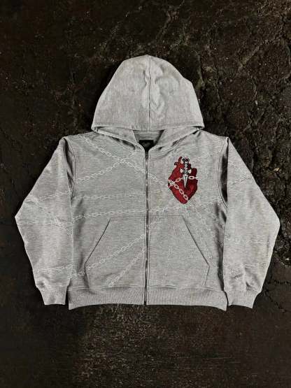 "Kurapika" Zip-Up (Grey) pholoh