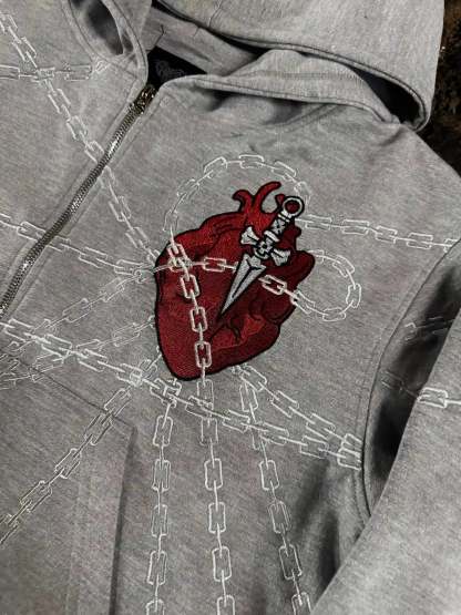 "Kurapika" Zip-Up (Grey) pholoh