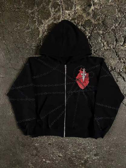 "Kurapika" Zip-Up (Black) pholoh