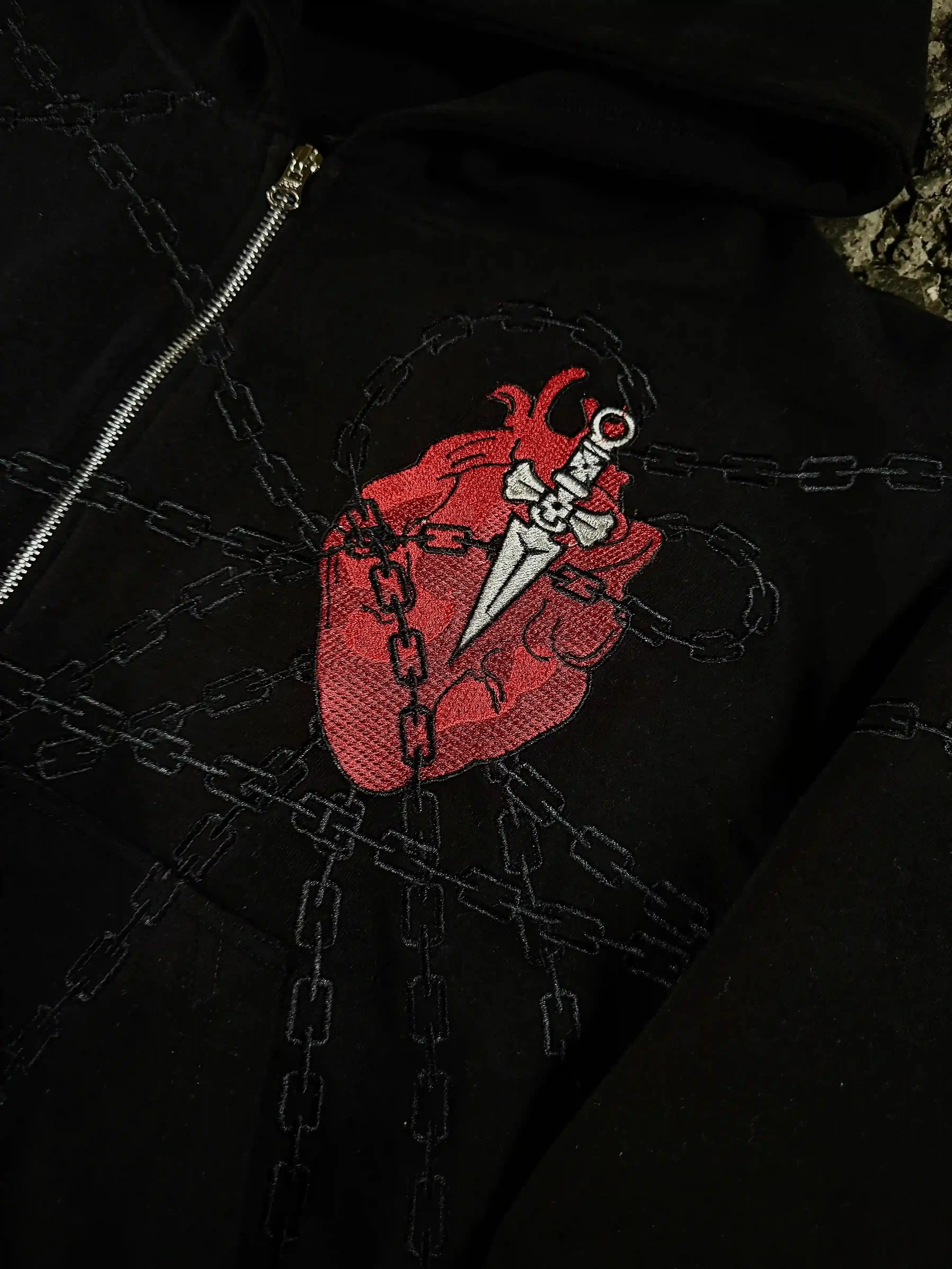 "Kurapika" Zip-Up (Black) pholoh