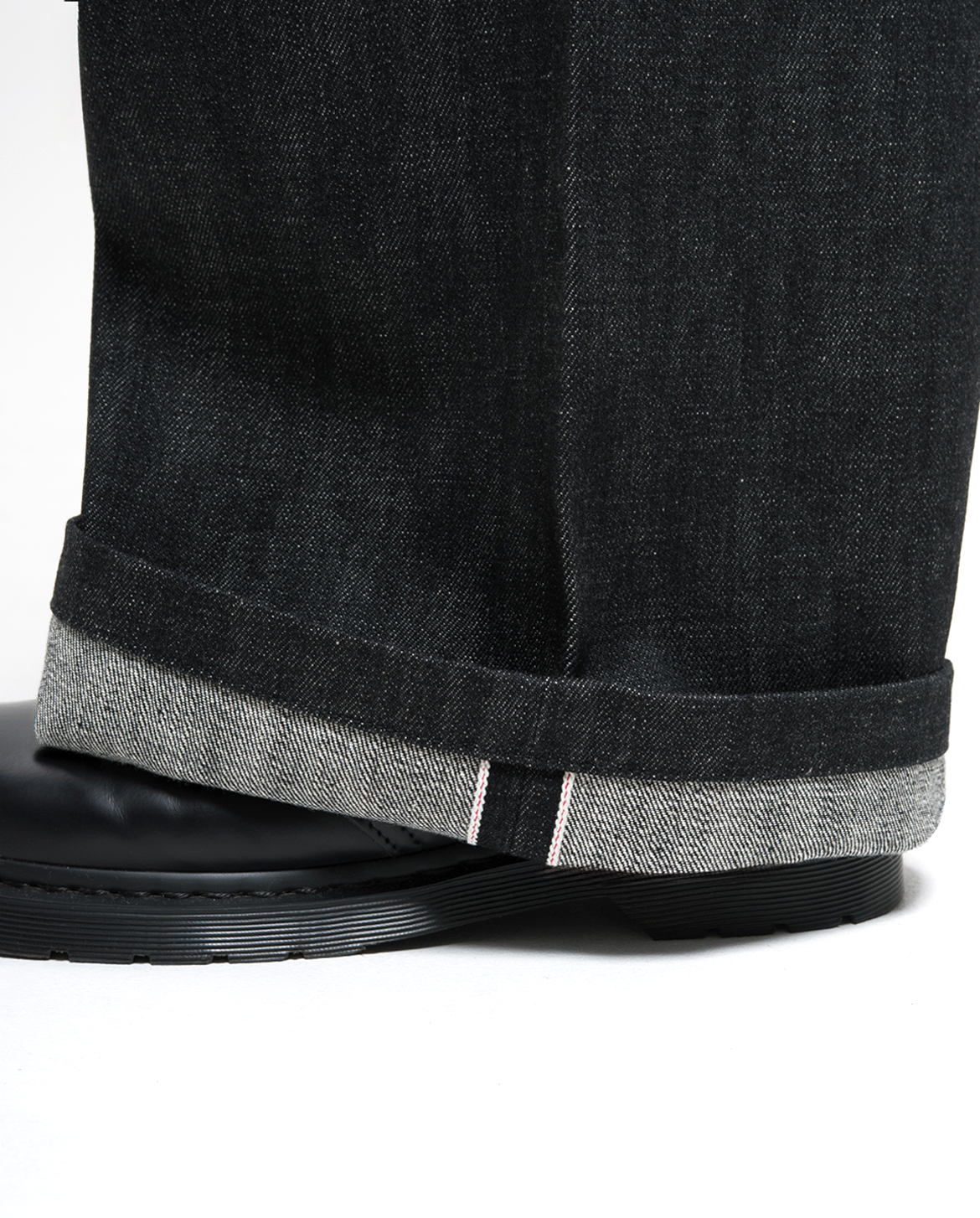  Raw Selvedge Loose Fit Jeans - Black | Coming Soon