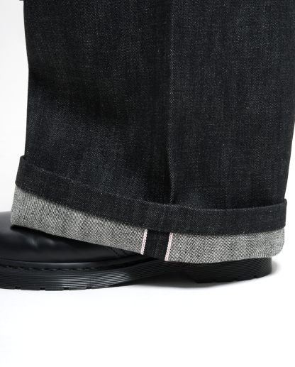  Raw Selvedge Loose Fit Jeans - Black | Coming Soon