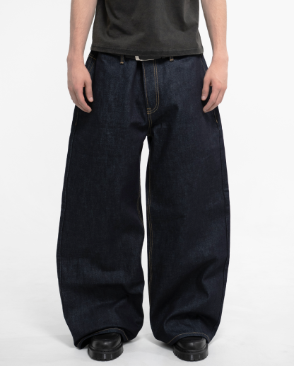  Janome Raw Baggy Jeans - Indigo