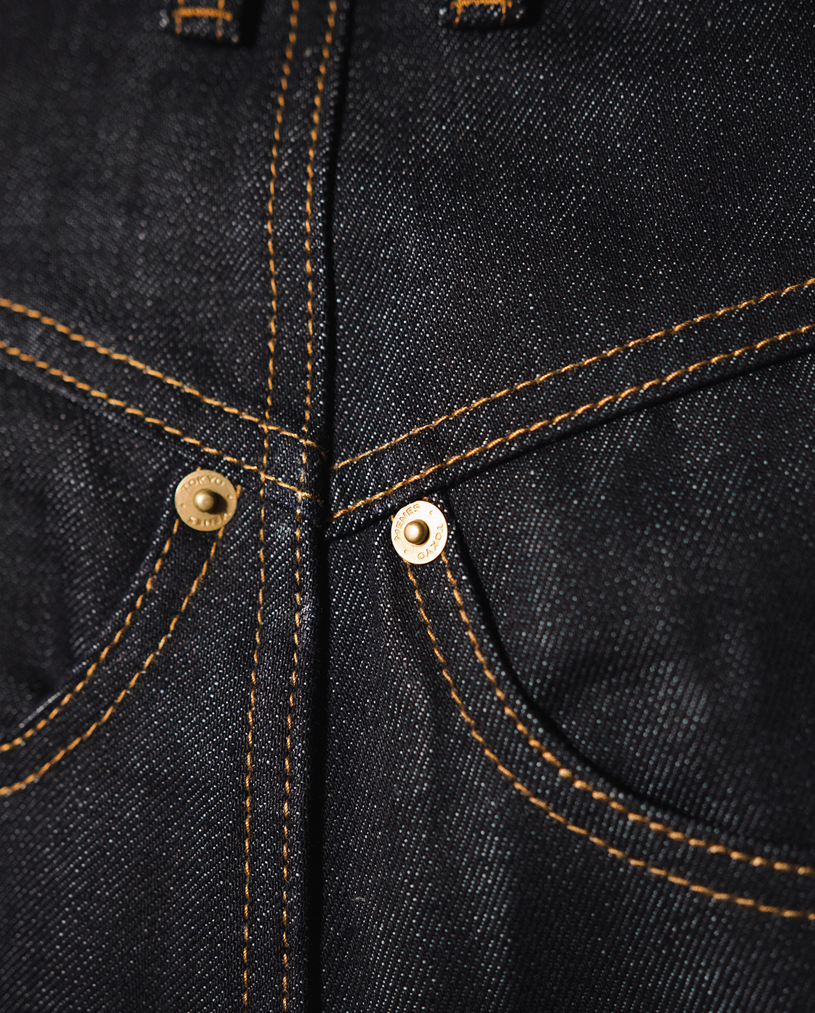  Janome Raw Baggy Jeans - Indigo