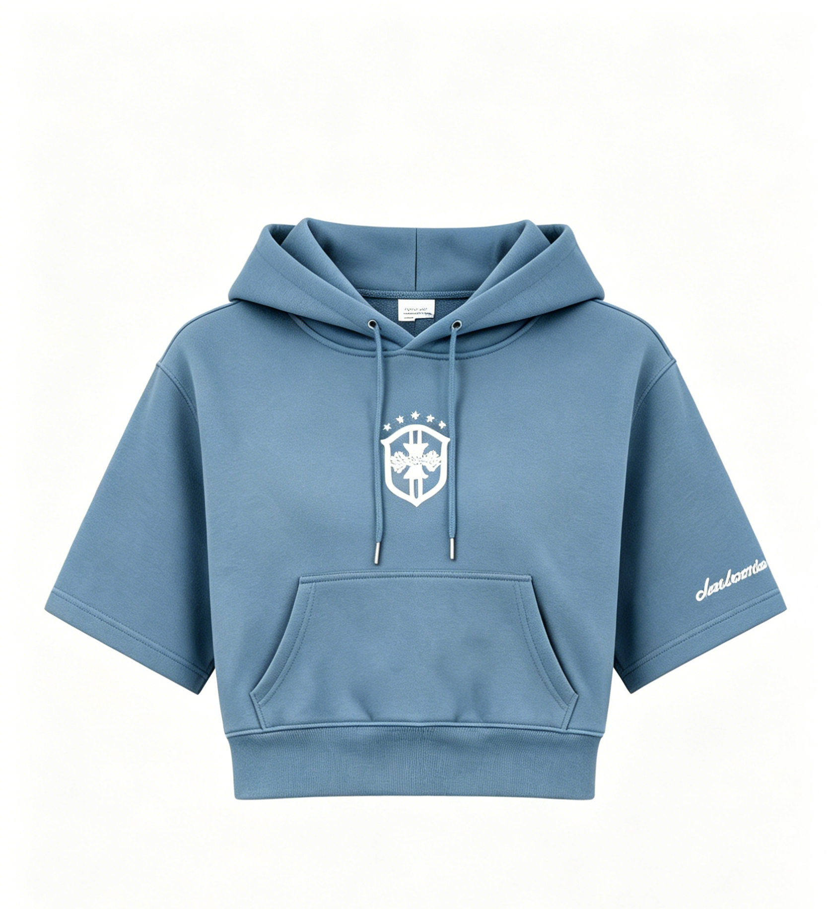 Blue Cropped Outfit Set