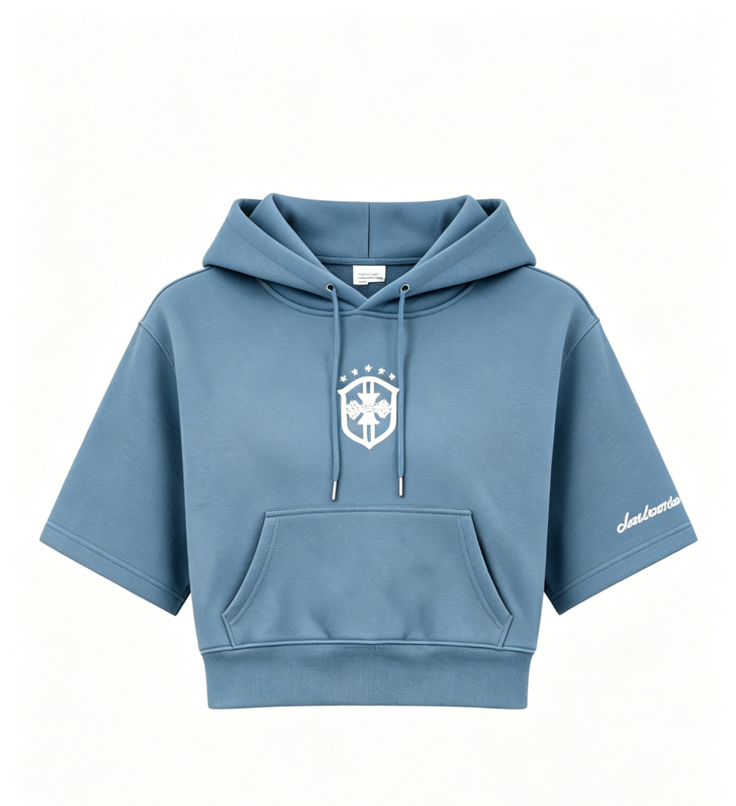 Blue Cropped Outfit Set