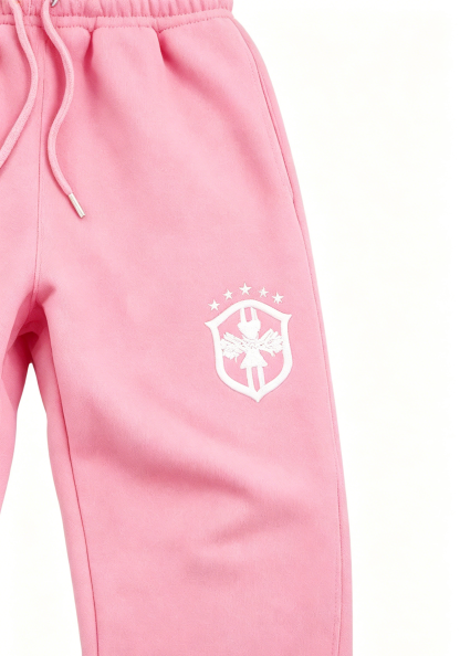 1Pink Hoodie Set