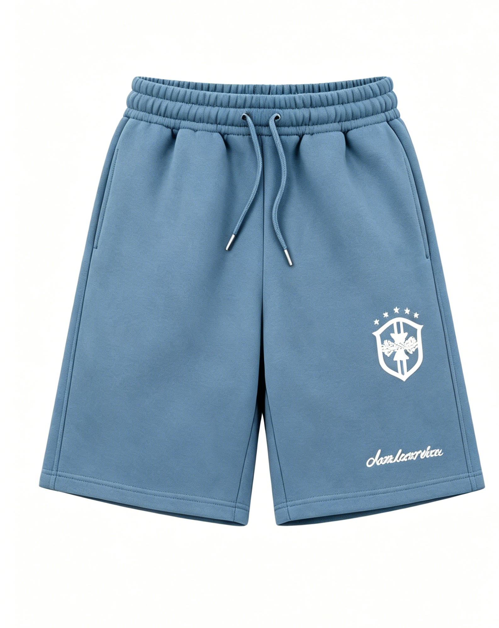 Blue Cropped Outfit Set