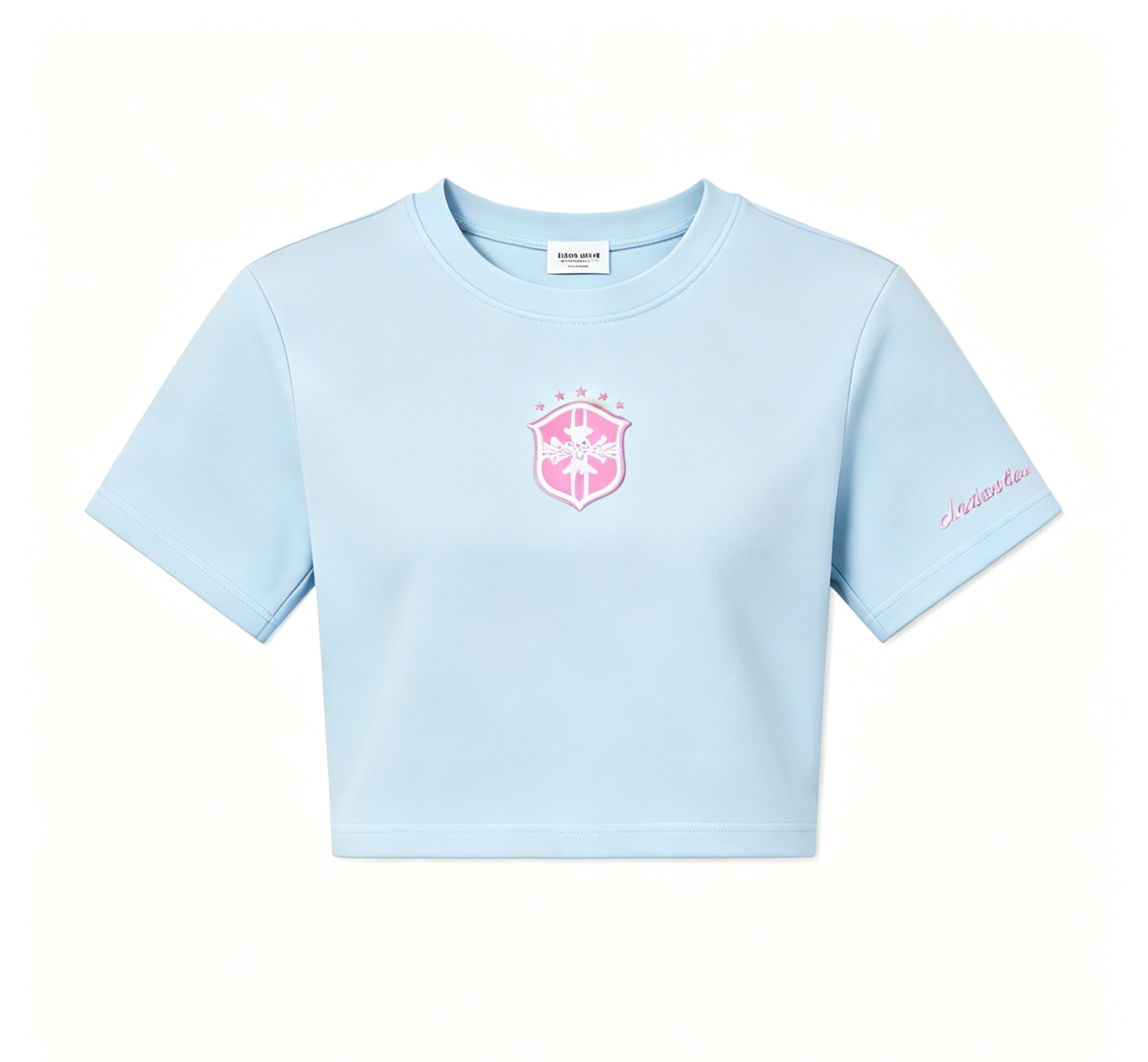 Blue Cropped Outfit Set