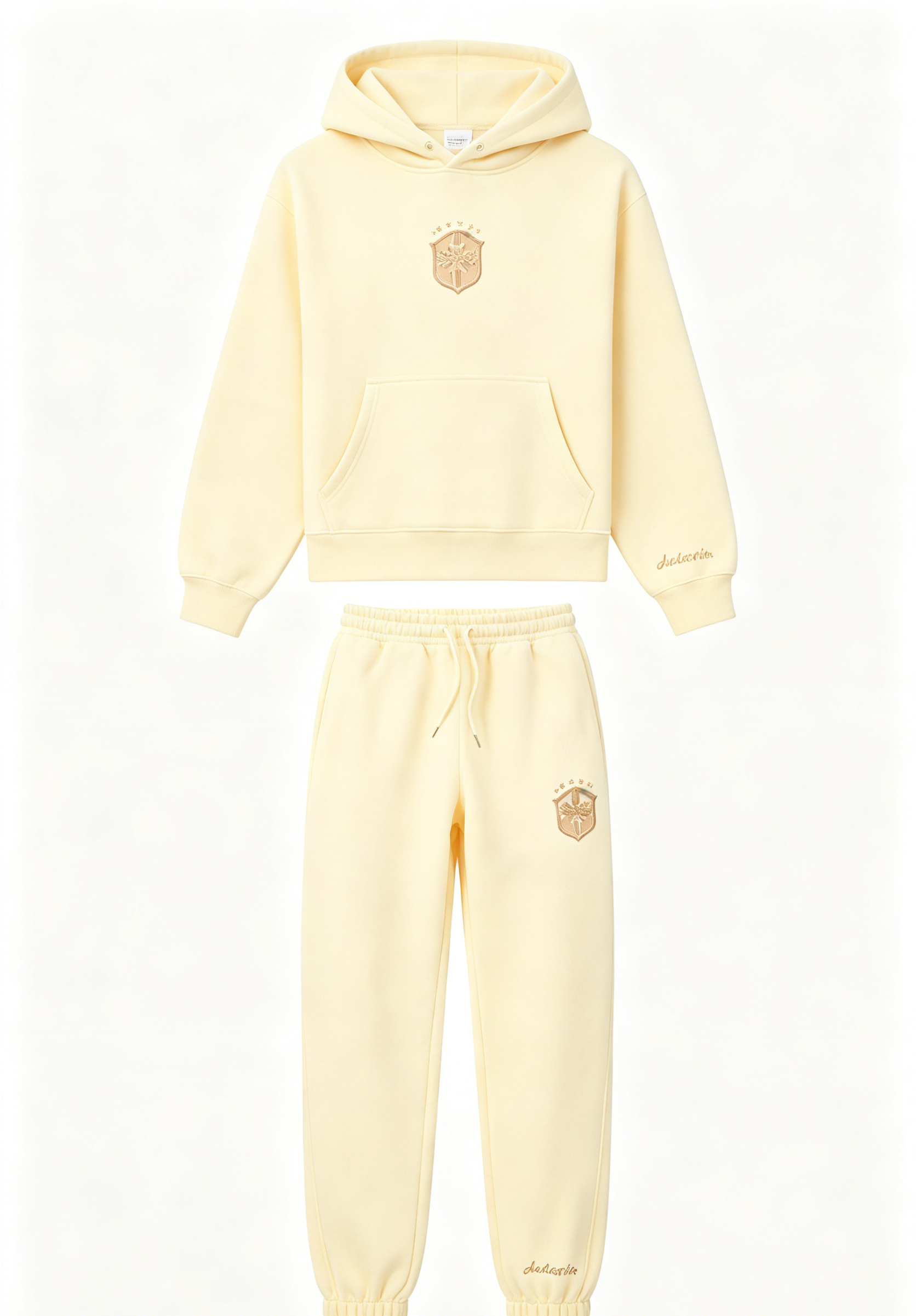 Yellow Hoodie Set