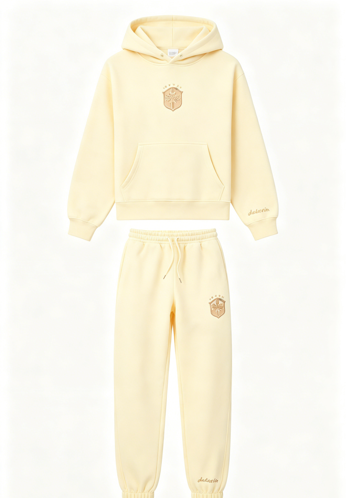 Yellow Hoodie Set