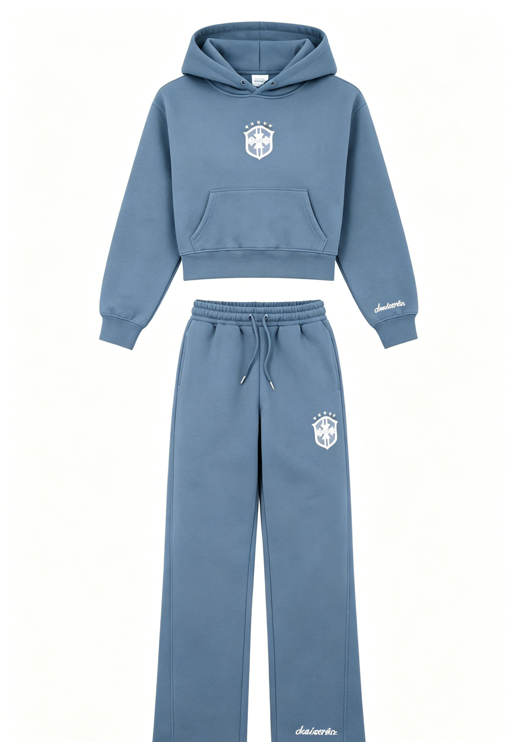 Blue Hoodie Set