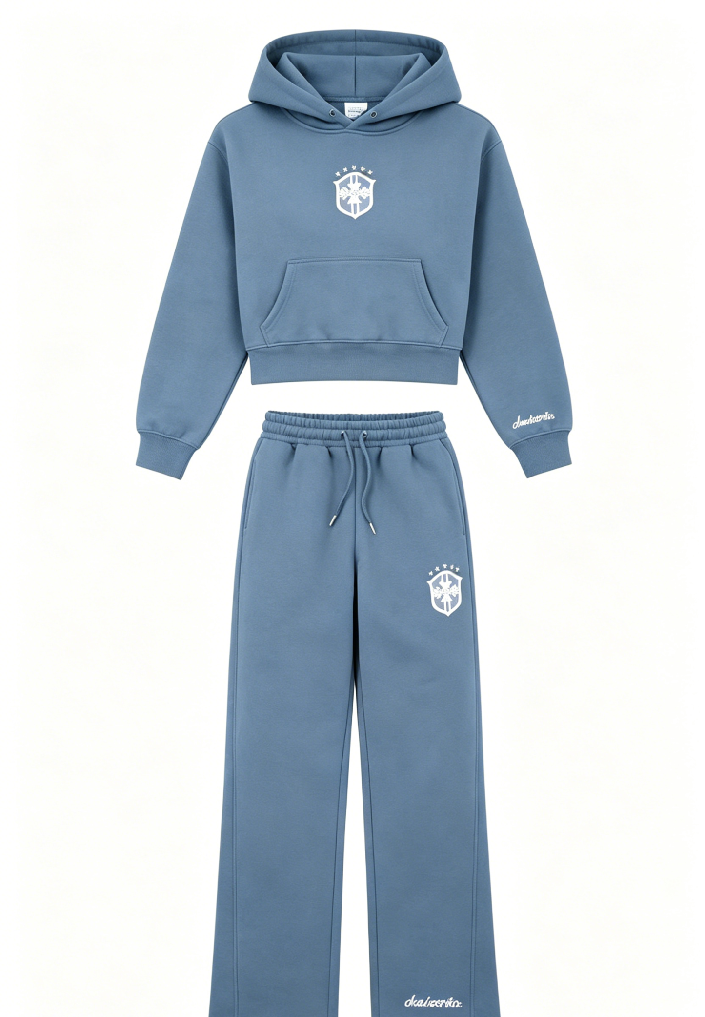 Blue Hoodie Set