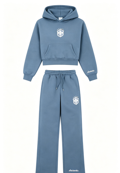 Blue Hoodie Set