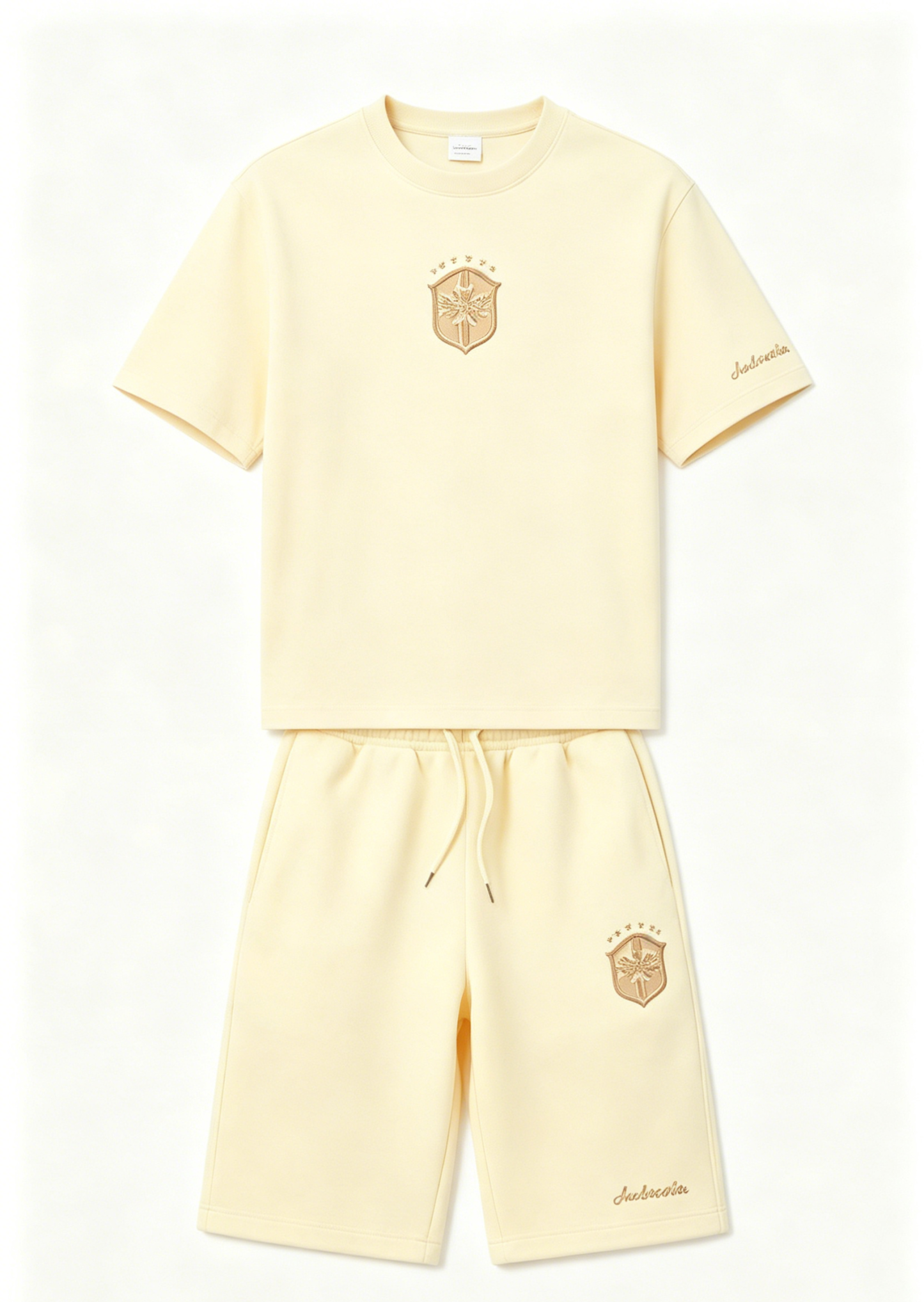 Yellow Cropped Set