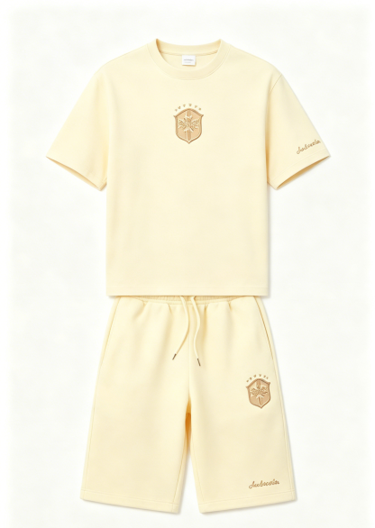 Yellow Cropped Set