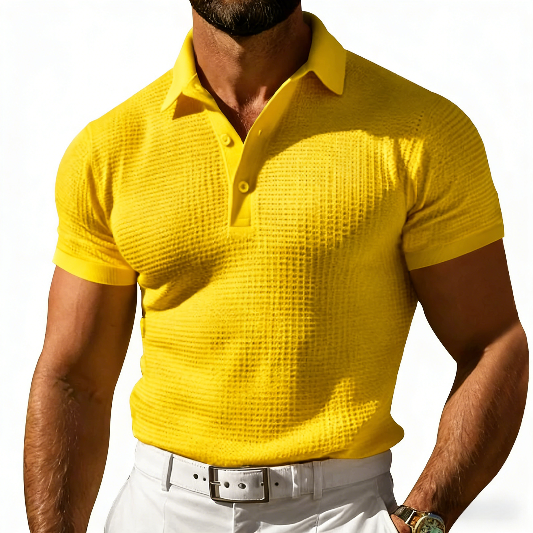 Premium Textured Polo Shirt
