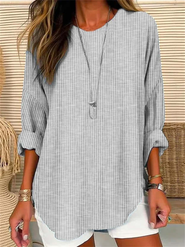 Women's Striped Casual Shirt
