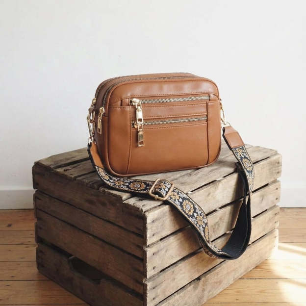 Genuine Leather Crossbody Bag