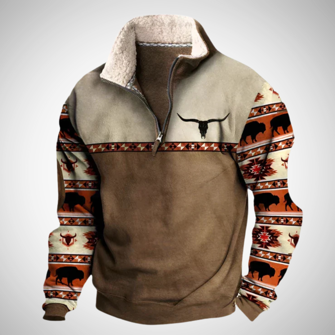 Hunter Comfortable Zip-Up Pullover for Men