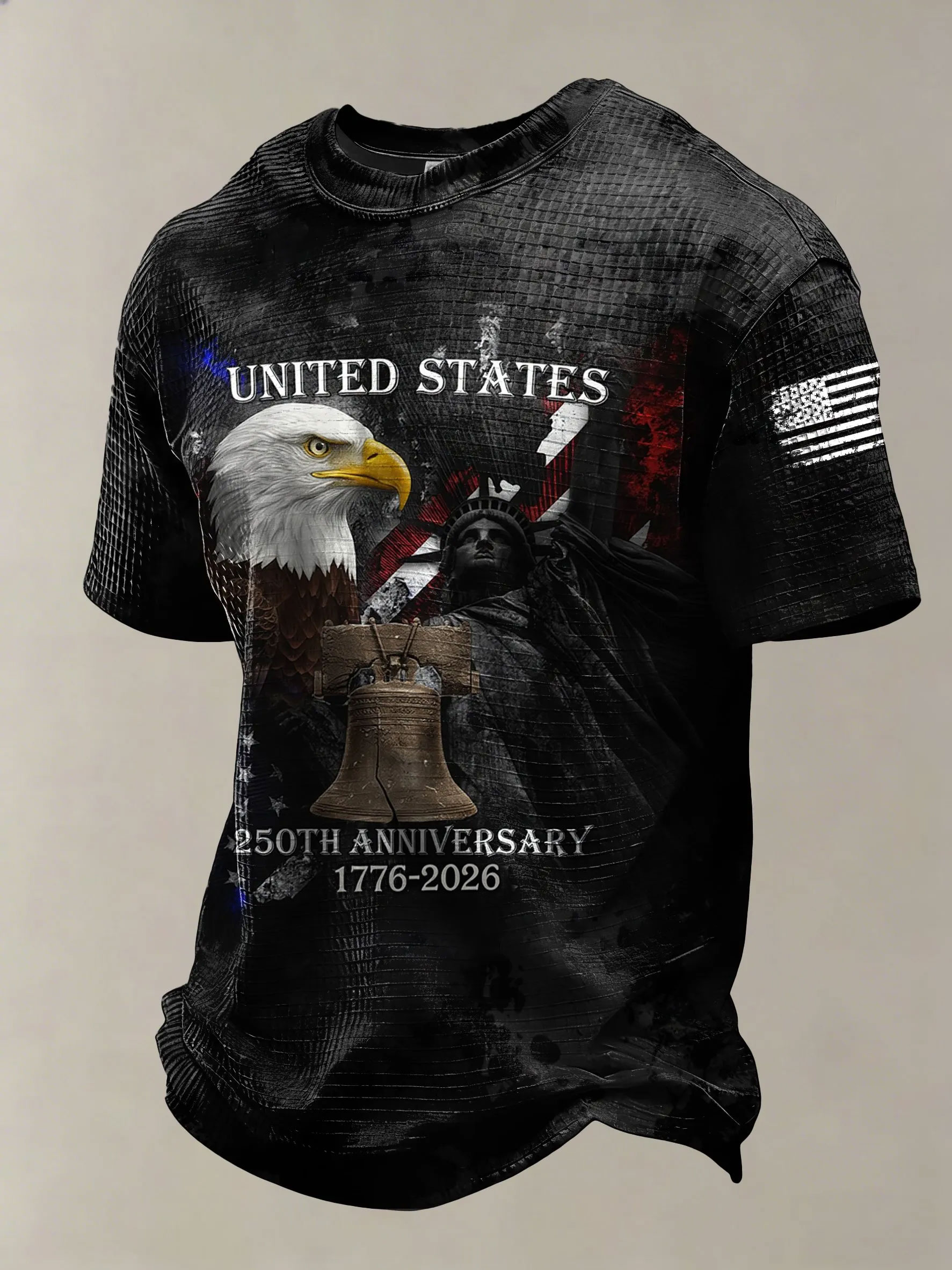Men's Casual 250th Anniversary Print T-Shirt