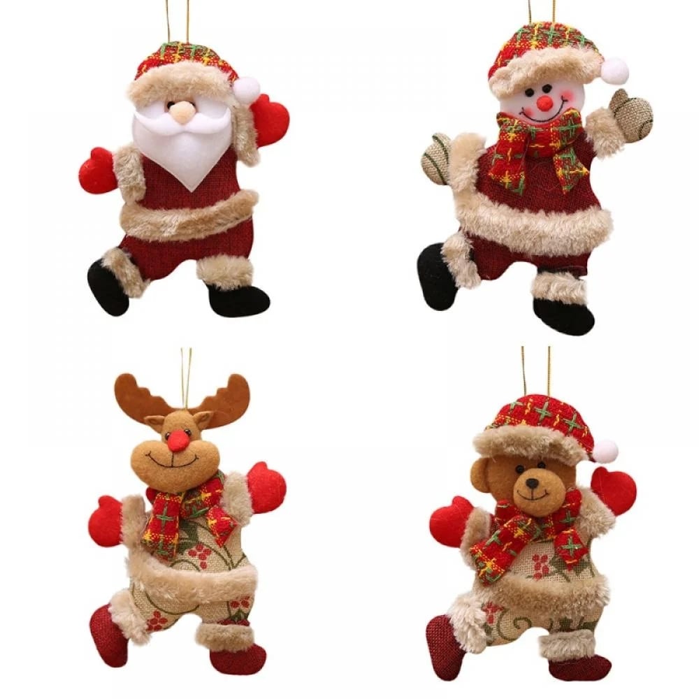 🏆2025 Christmas Hot Sale⚡Christmas Tree Ornaments – Dancing Santa & Friends