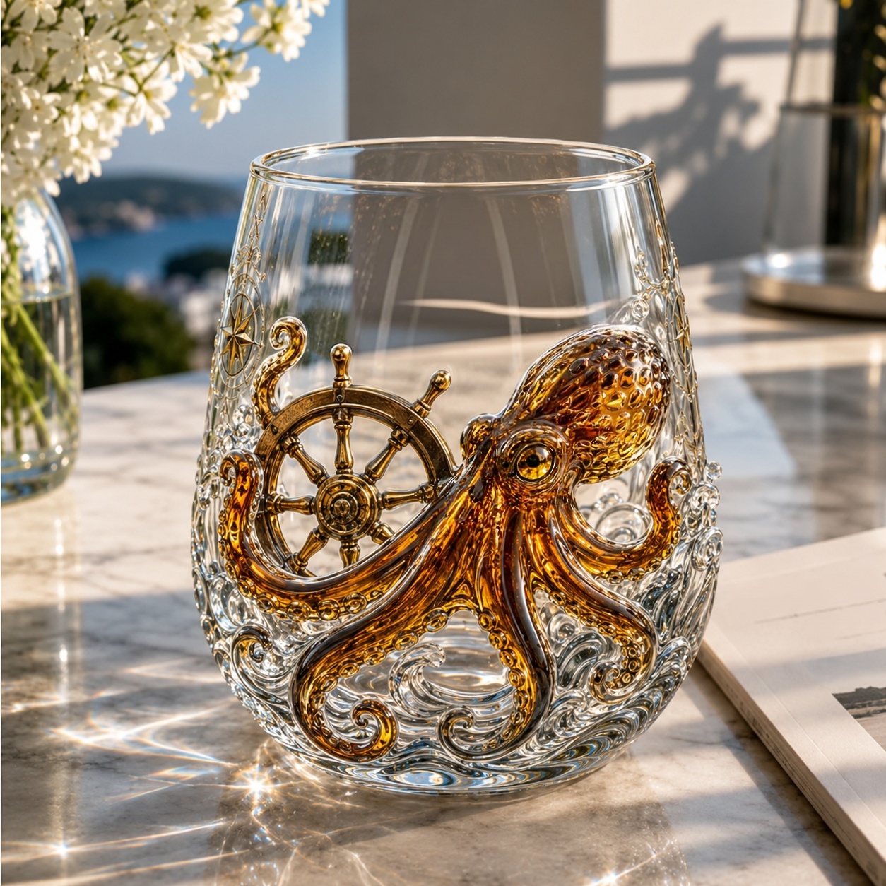 Release The Kraken Pirate Glass Collection — 7-Piece Legendary Ocean Treasure Set🔥🔥🔥
