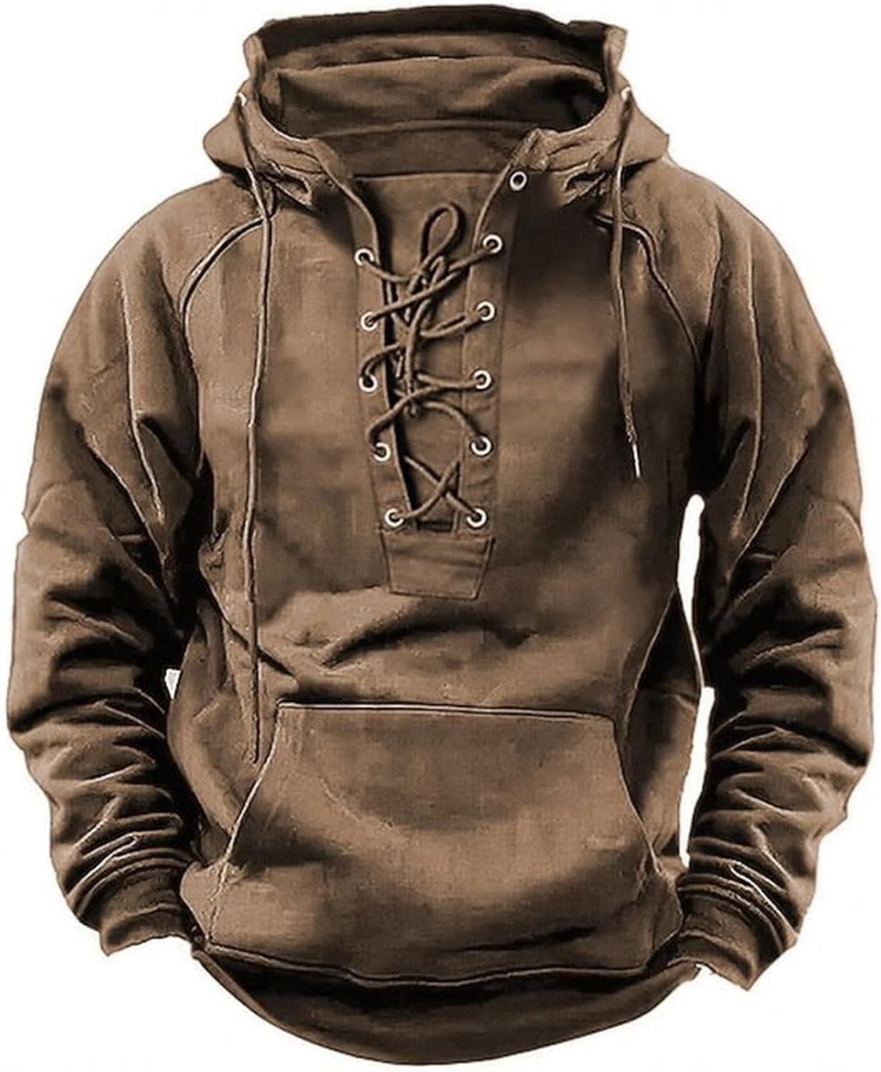 Tactical Hoodies for Men 2025 Vintage Quater-Zip Pullover Sweatshirt Casual Long Sleeve Cargo Hoodies with Pocket