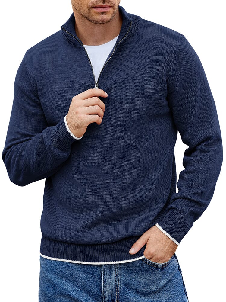 Lightweight Mock Neck Sweaters