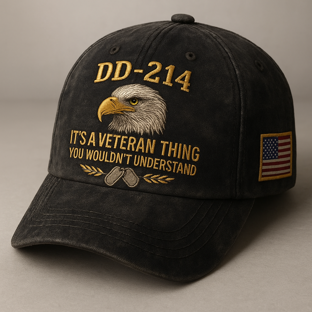 "DD-214 - This is a veterans' matter" Hat