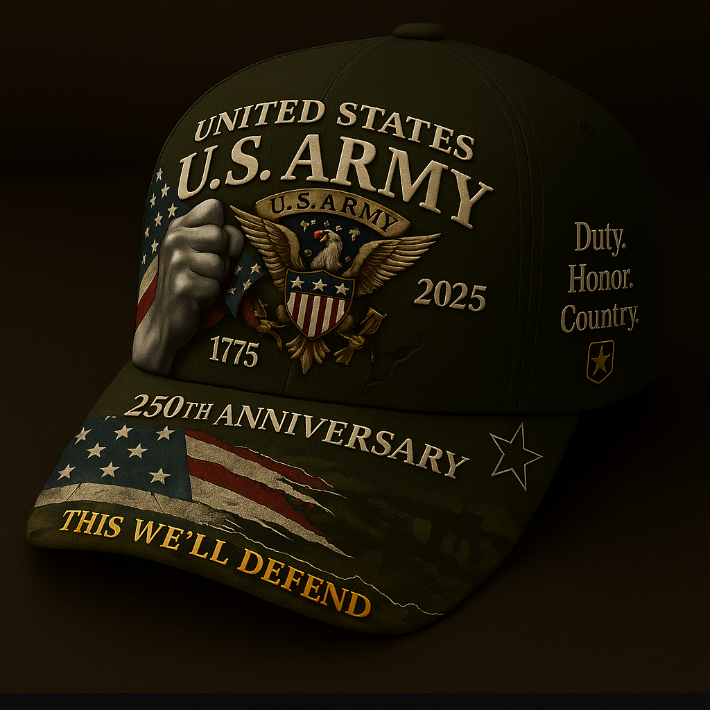 U.S. Army 250th Anniversary Cap – “This We'll Defend” Edition