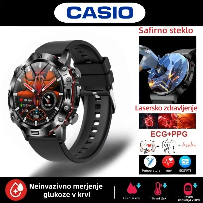 ⏱️Mejnik podjetja CASIO v letu 2026: Prva pametna ura, ki je sposobna "brati" podatke o vašem telesu