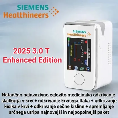 🌈Tehnološke inovacije v medicinskih raziskavah leta 2025: neboleč in neinvaziven prenosni merilnik glukoze v krvi Siemens, spremljanje zdravja glukoze v krvi še nikoli ni bilo tako enostavno!