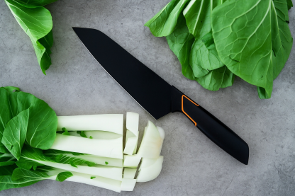 🍽️Omejena izdaja|  FISKARS® 5-DELNI KOMPLET NOŽEV V FISKARS EDGE BLOCKU, OSTRI KUHINJSKI NOŽ + KOMPLET ZA BRUSENJE