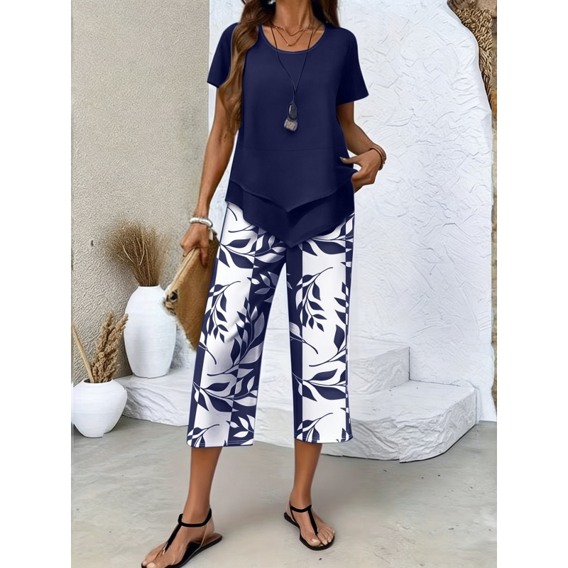QUEENWAY - Two Piece Lounge Set