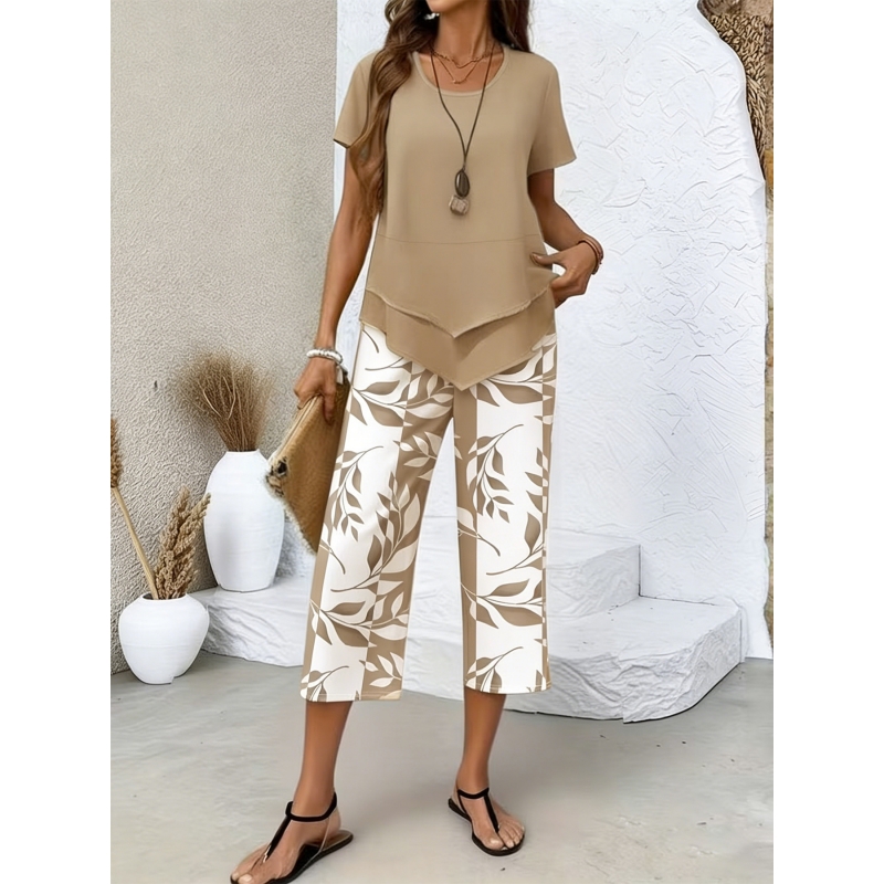 QUEENWAY - Two Piece Lounge Set