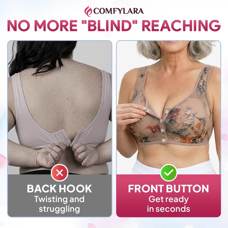 QUEENWAY | Instant Cool & Easy-Snap Bra For Seniors