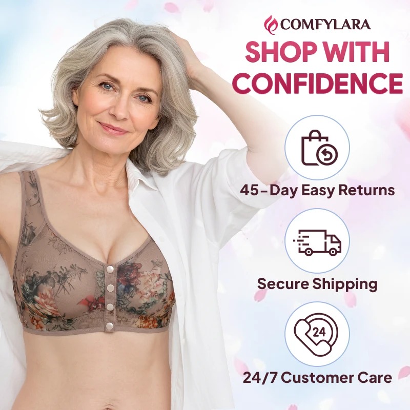 QUEENWAY | Instant Cool & Easy-Snap Bra For Seniors