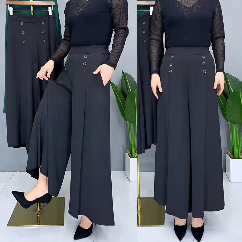 QUEENWAY | Elegant Wide-Leg Pants - Instantly flatters your figure