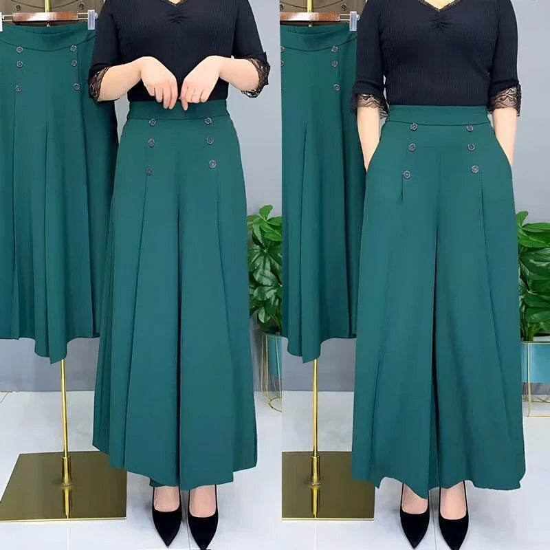 QUEENWAY | Elegant Wide-Leg Pants - Instantly flatters your figure