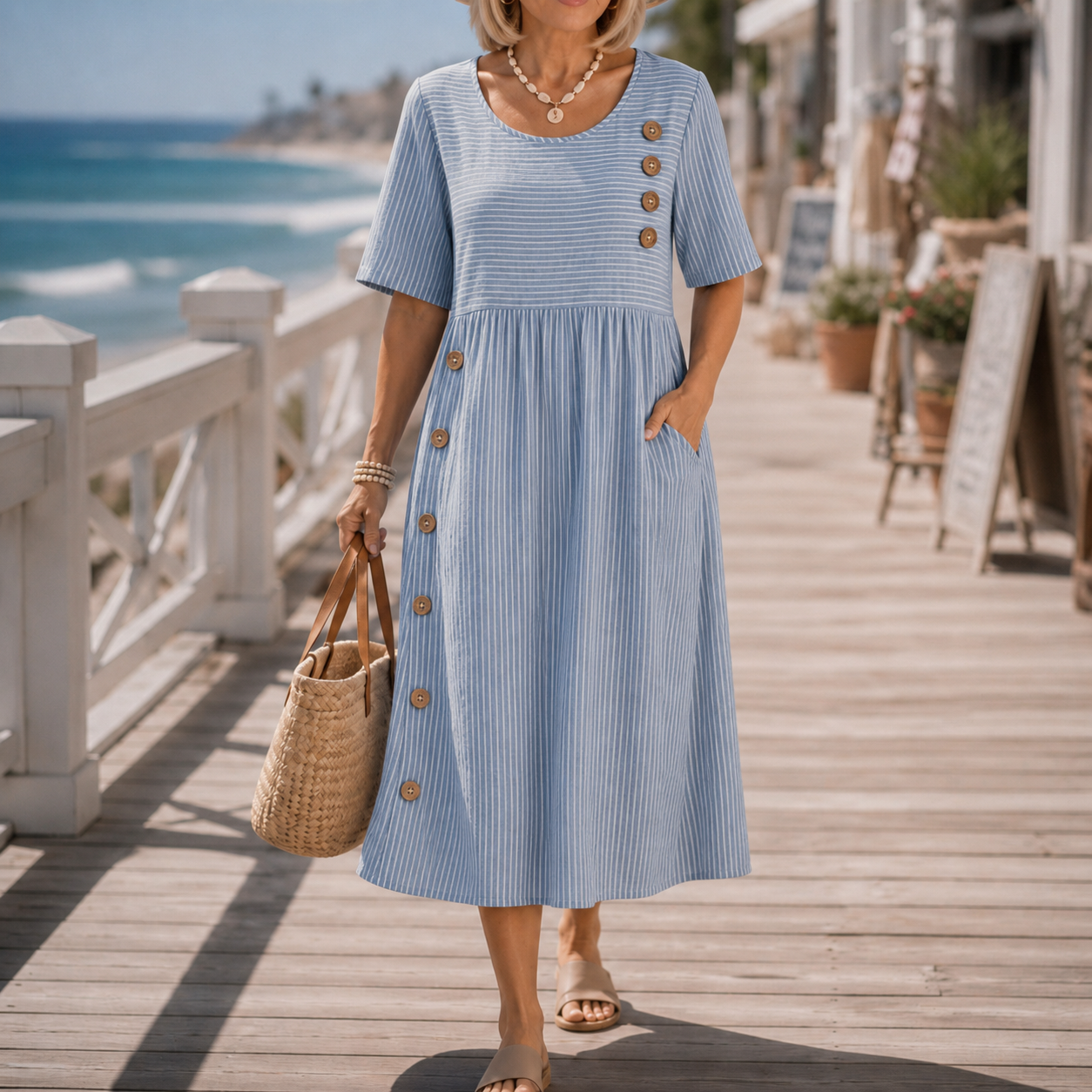 The Midi Dress That Moves With You, Not Against You