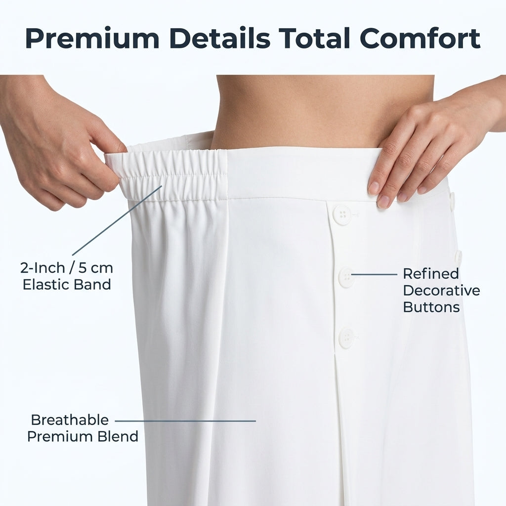 QUEENWAY | Elegant Wide-Leg Pants - Instantly flatters your figure