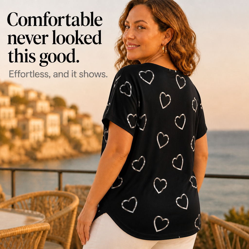 Lace-Up Tee That Shapes Without Squeezing