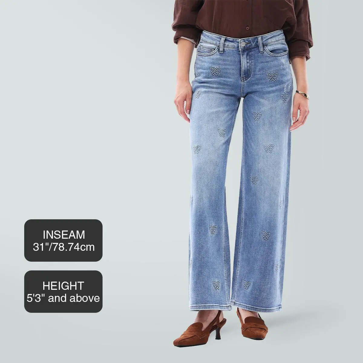 🔥ONLY 50 LEFT🔥Mid-Low Rise Baggy Jeans for Women (2026)